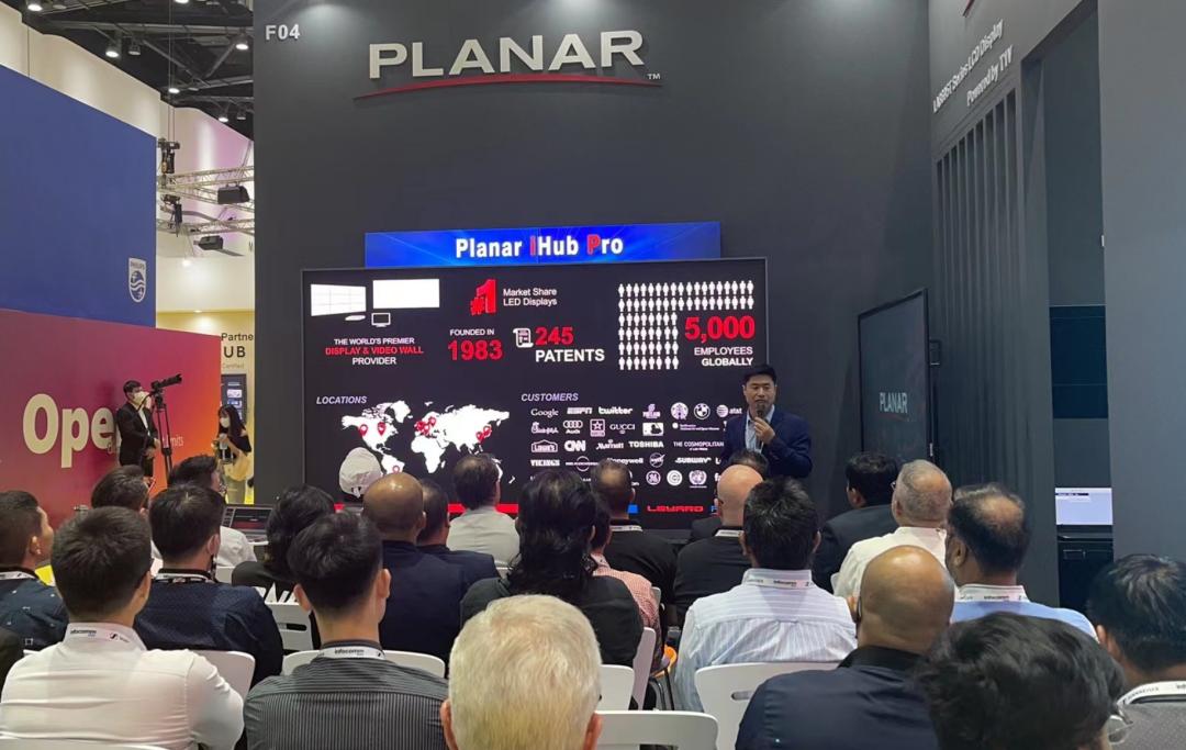 InfoComm Asia | K8凯发Planar全球首发第四代Micro LED智能一体机
