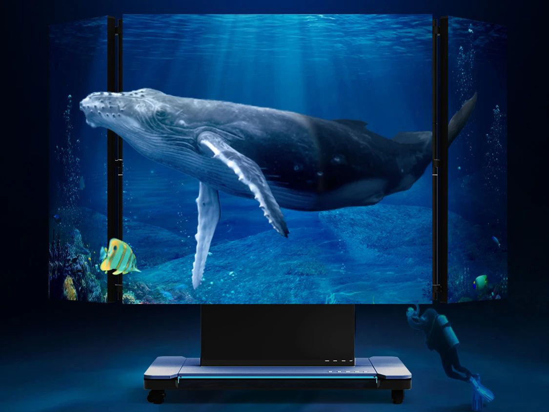 K8凯发全新一代3D折叠屏首秀北京教育装备展，开启智慧教育多维交互时代